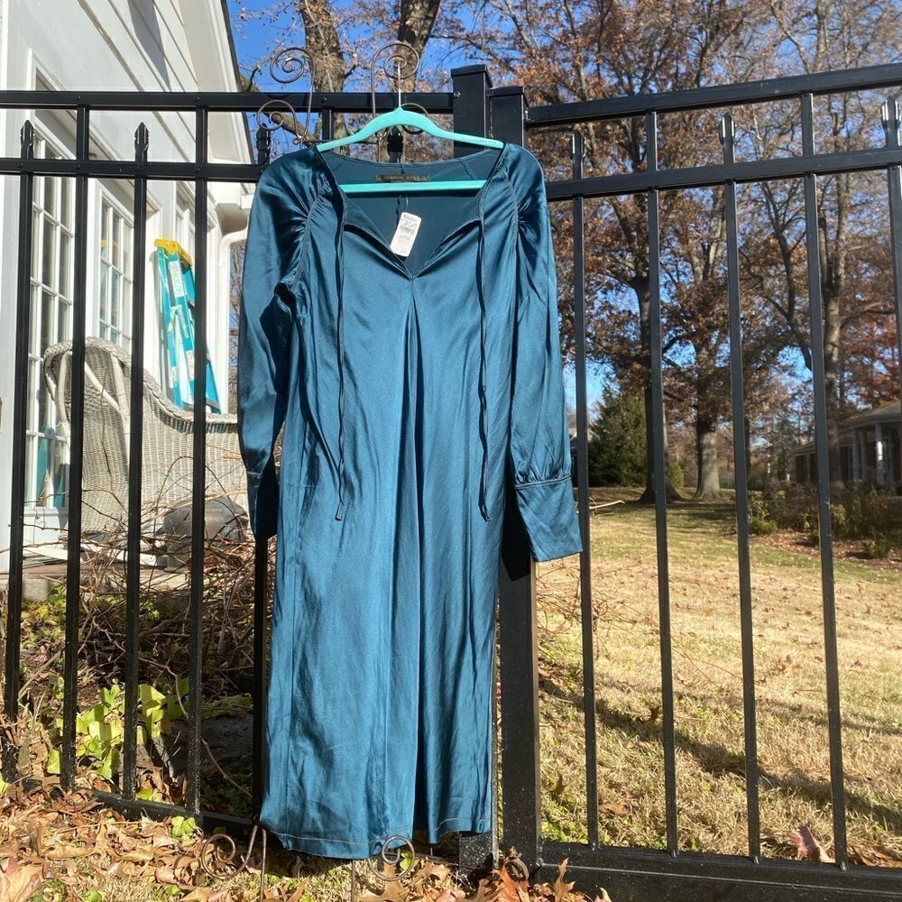 A Common Thread Silk Dress NWT - Picture 5 of 10